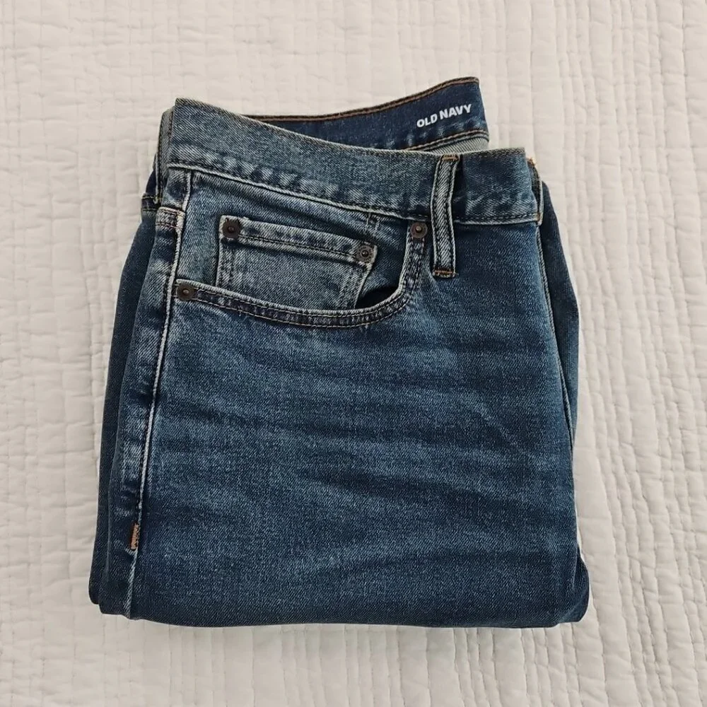 Old Navy Athletic Taper Jeans Men's 31x32‎ Med Wash Stretch Denim EUC Classic